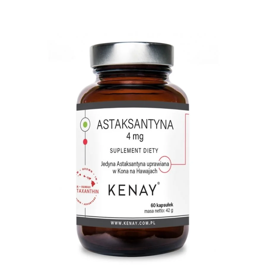 Kenay Astaxanthin 4 mg 60 kapslí