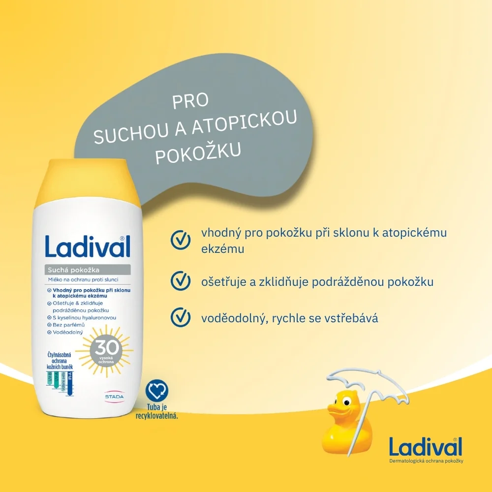 Ladival Suchá pokožka OF30 mléko 200 ml