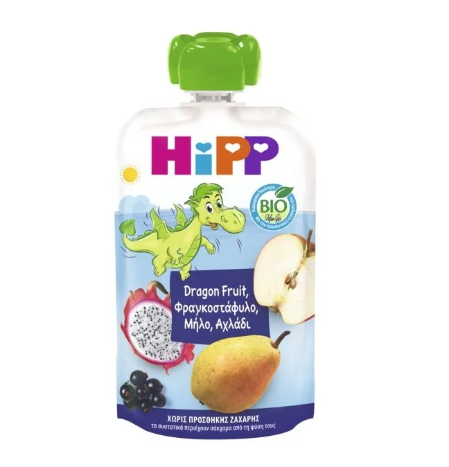 Hipp BIO Hippies jablko-hruška-dračí ovoce-rybíz 100 g