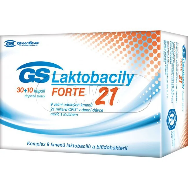 GS Laktobacily Forte21 30+10 kapslí