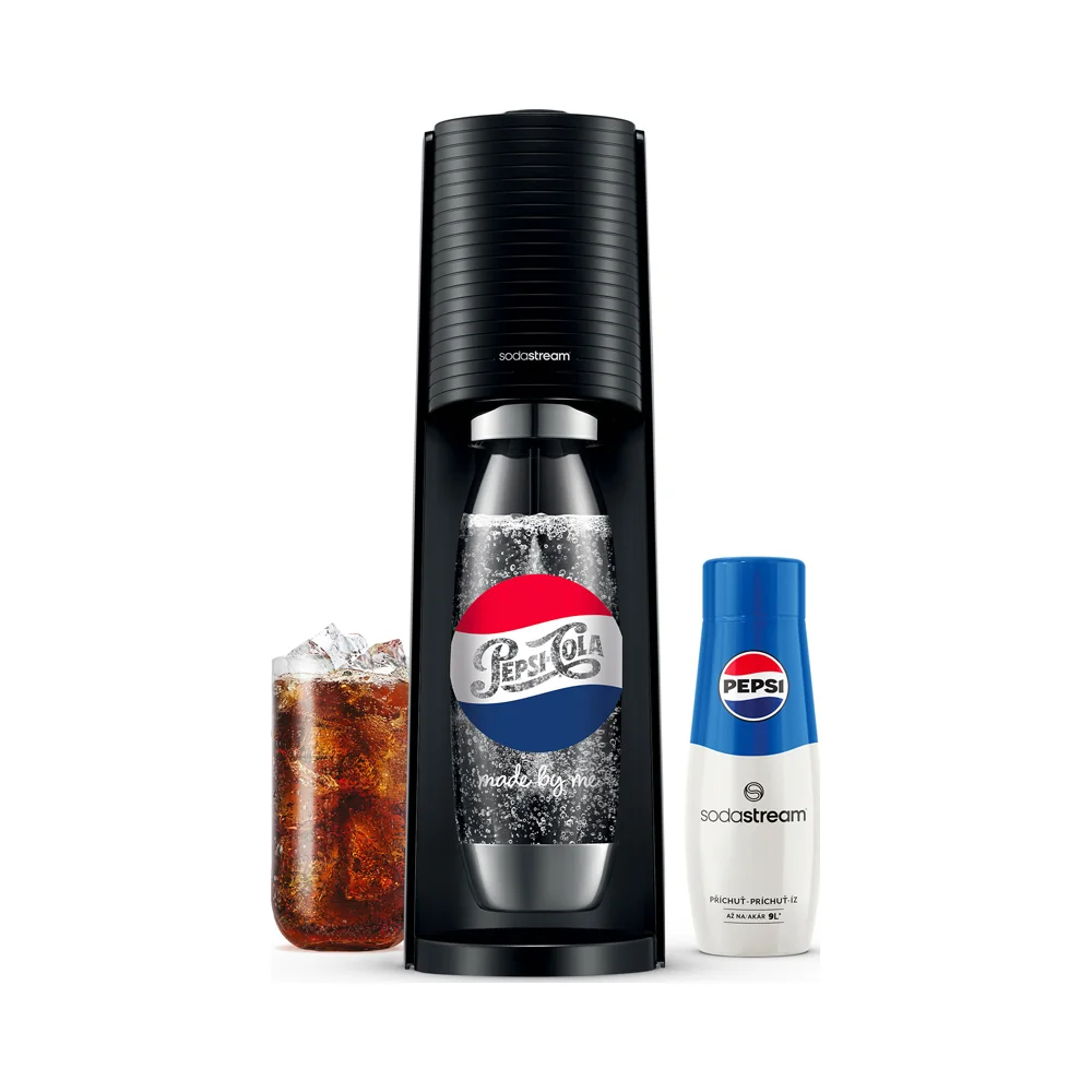 SODASTREAM Terra Black Pepsi Mpack výrobník perlivé vody