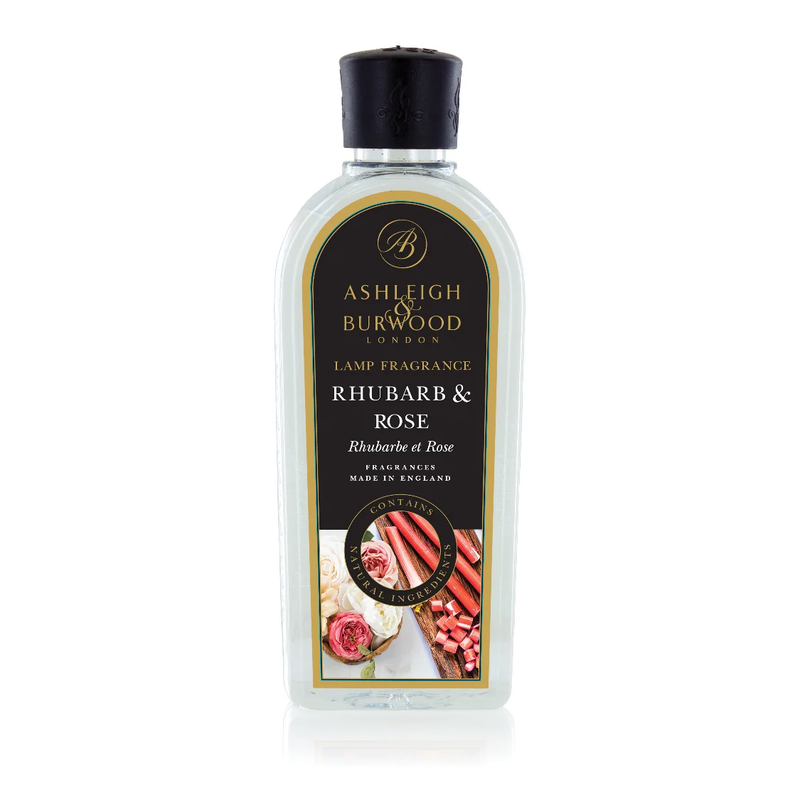 Ashleigh & Burwood London Náplň do katalytické lampy RHUBARB & ROSE, 250 ml