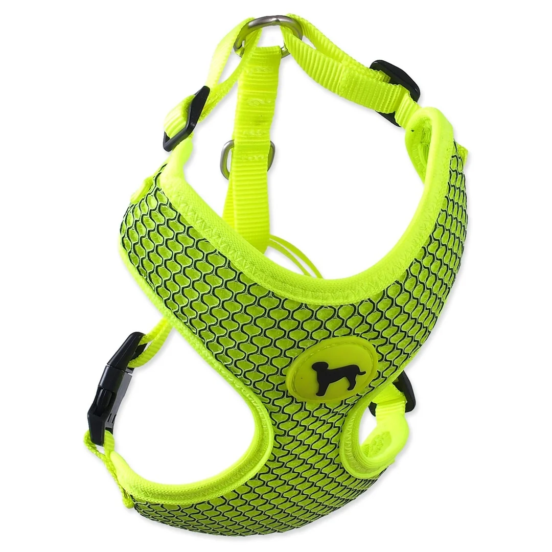 Active Dog Postroj Mellow L limetka 2x45-65cm