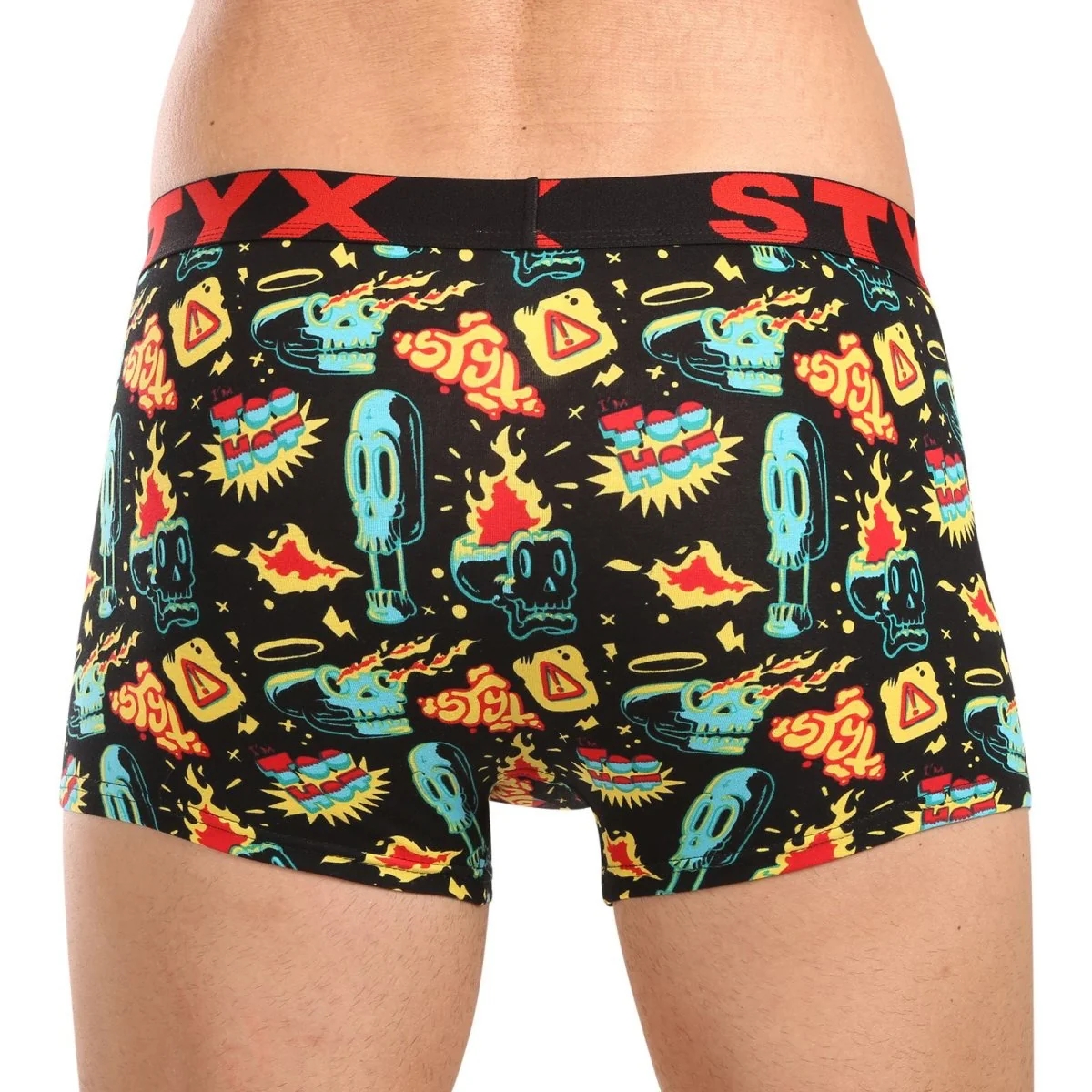 Styx 6PACK pánské boxerky art sportovní guma vícebarevné (6G13198780) L