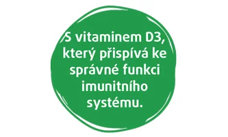 S vitaminem D3, který přispívá ke správné funkci imunitního systému S vitaminem D3, který přispívá ke správné funkci imunitního systému