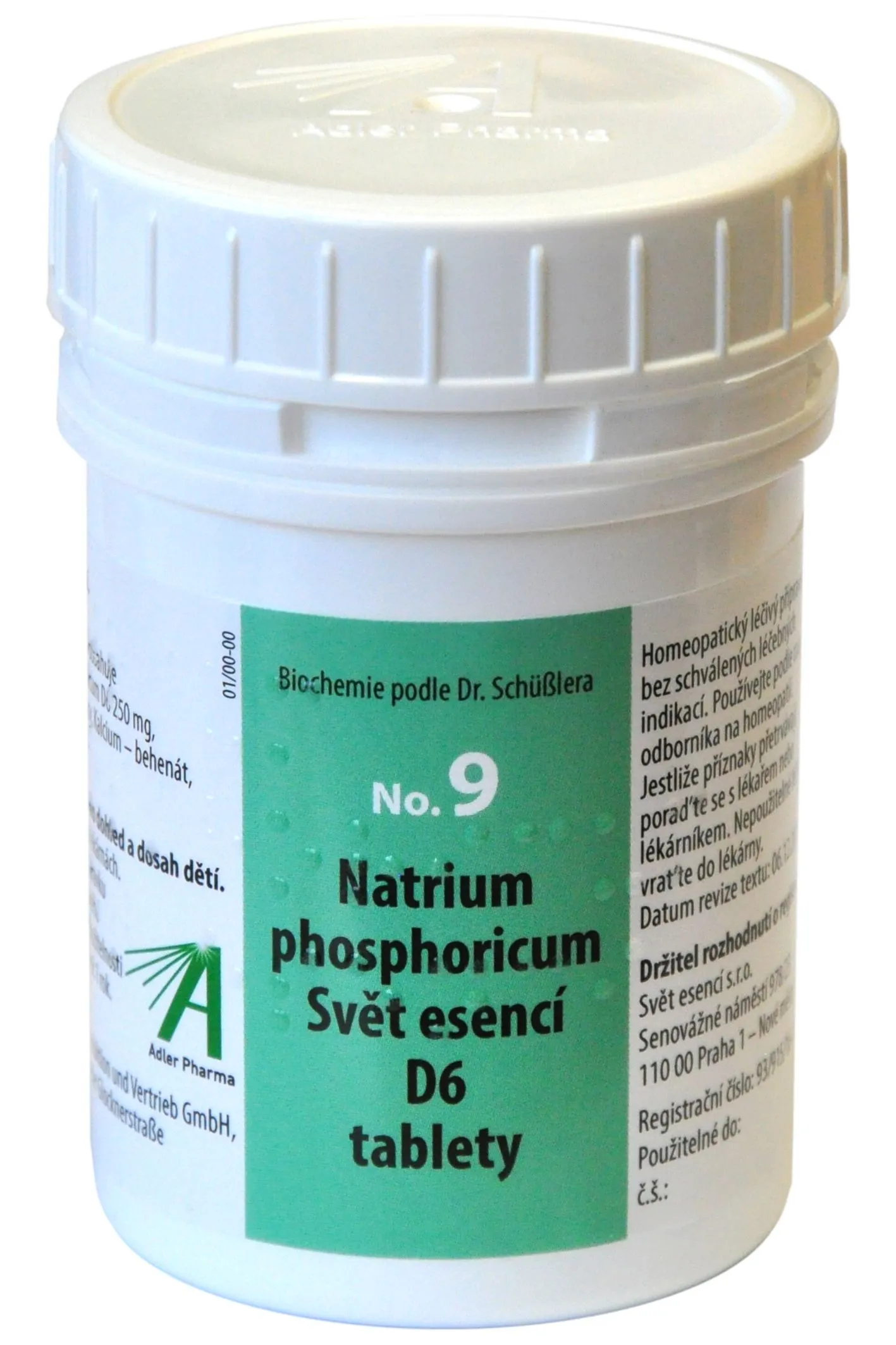 Svět esencí Natrium phosphoricum D6 400 tablet