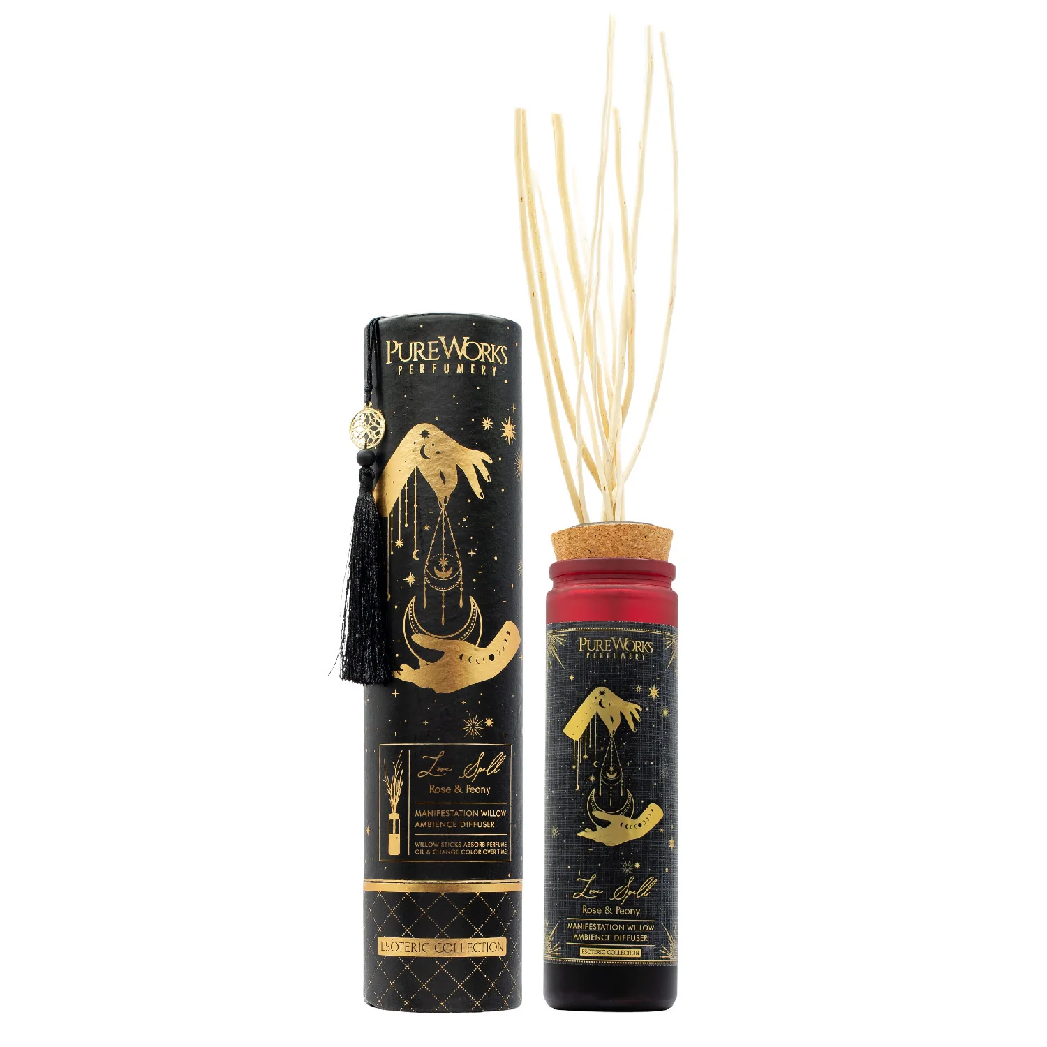 Song of India Organický vonný difuzér Pure Works - Rose & Peony 100 ml