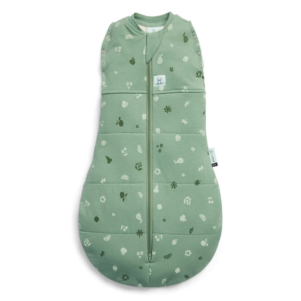 ergoPouch Zavinovačka a vak na spaní 2v1 Cocoon Sweet Orchard 0-3 m, 3-6 kg, 2,5 tog 