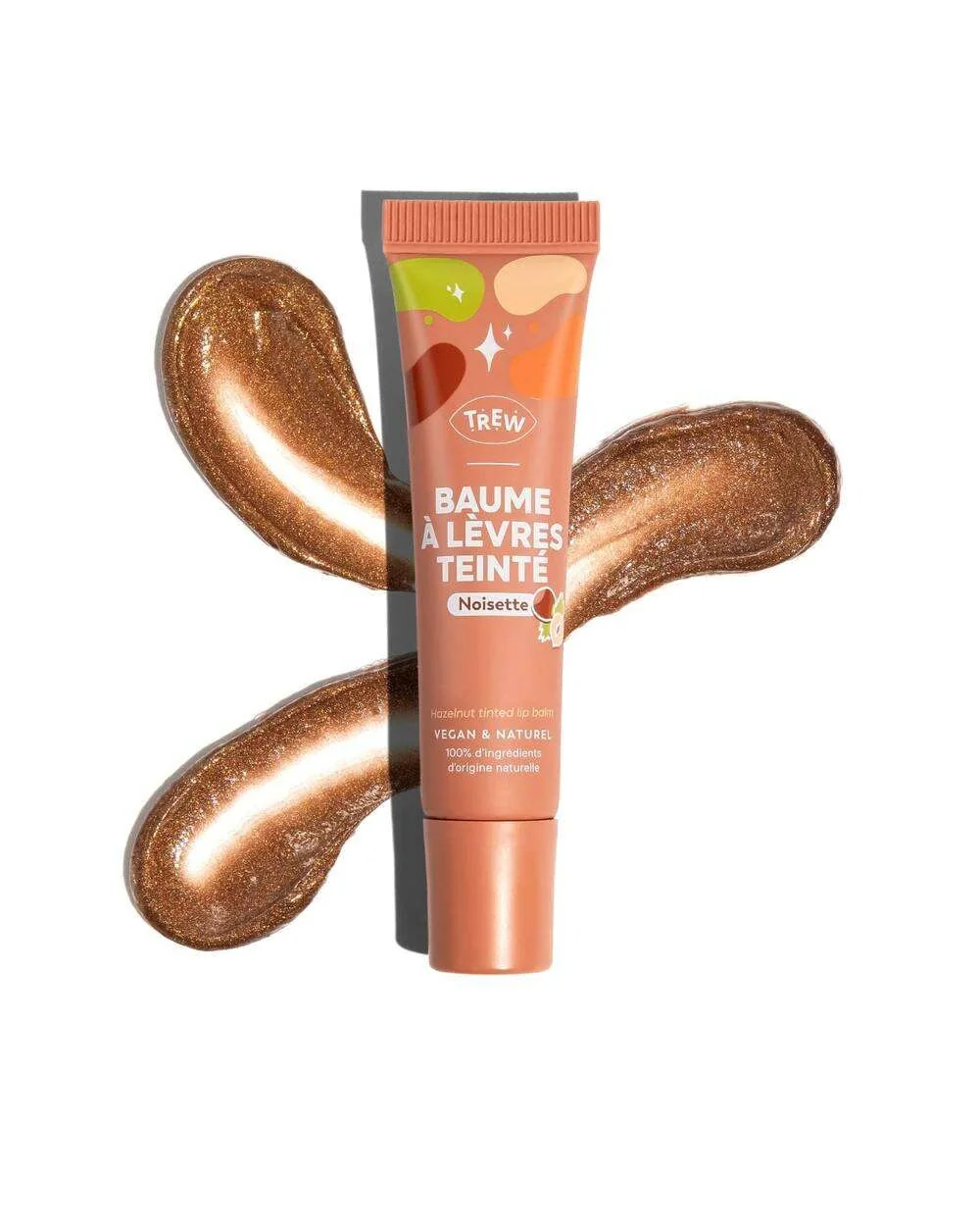 Trew Tónovací oříškový balzám na rty Hazelnut 15 ml
