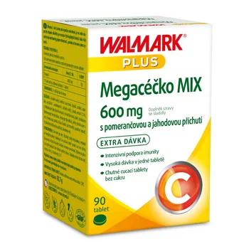Walmark Megacéčko MIX Vitamín C 600 mg 90 tablet