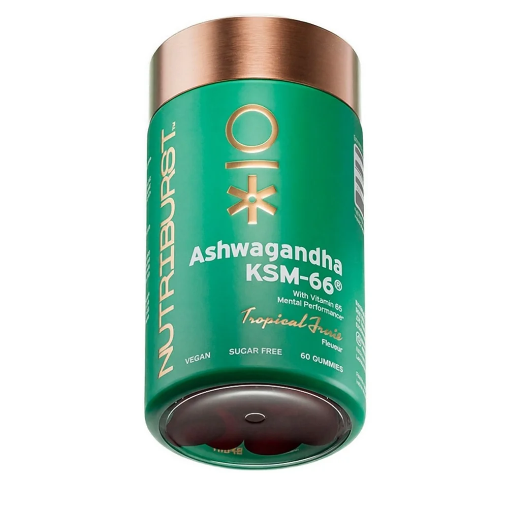 Nutriburst Premium Ashwagandha KSM-66 gummies 60 ks lesní ovoce