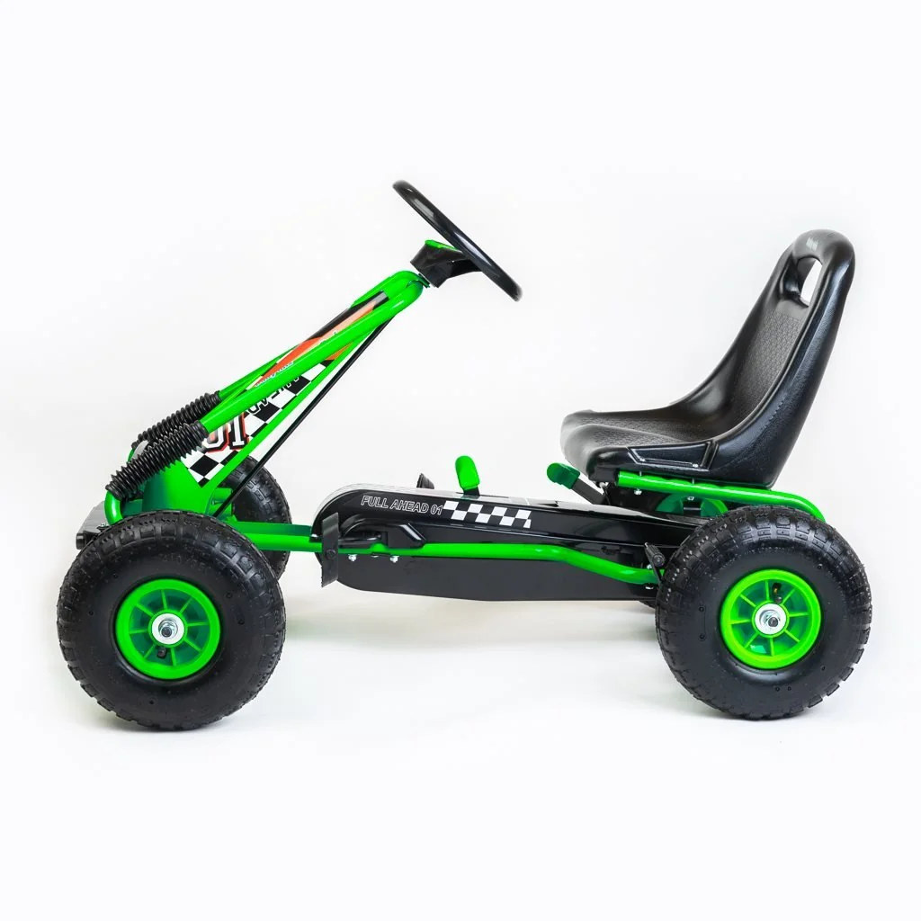 Baby Mix Dětská šlapací motokára Go-kart Razor zelená