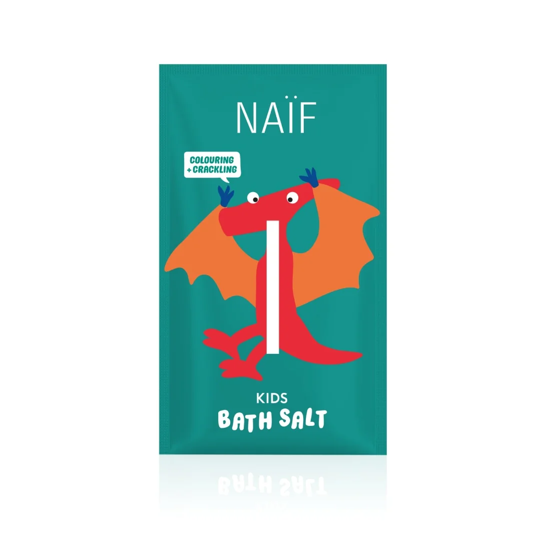 NAIF Praskající barevná sůl do koupele 40 g
