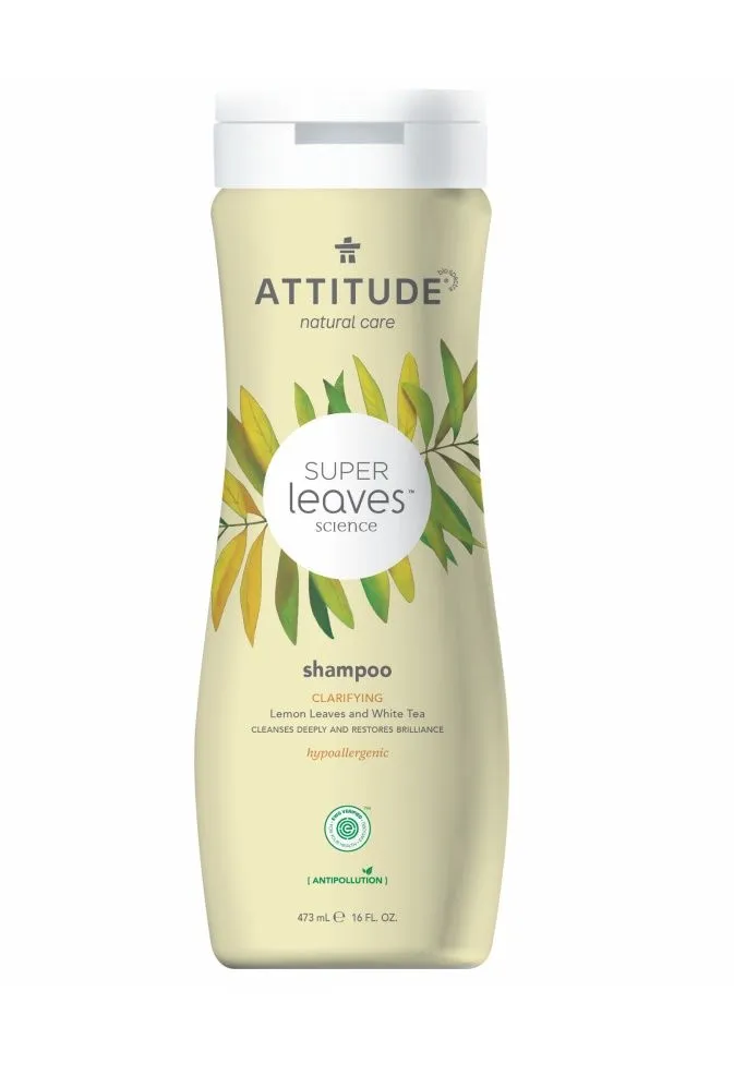 ATTITUDE Super leaves Přírodní šampon rozjasňujicí pro normální a mastné vlasy 473 ml