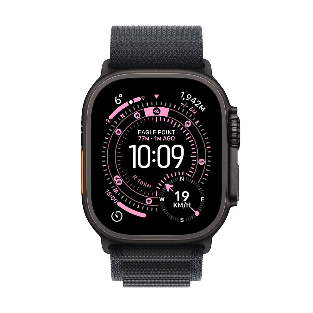 Apple Watch Ultra 3 Black Titan, Black Alpine,L chytré hodinky