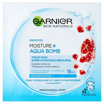 Garnier Moisture + Aqua bomb superhydratační maska 32 g
