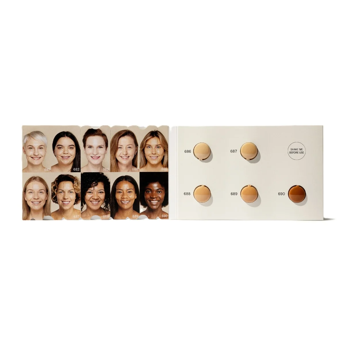 Uoga Uoga Tekutý minerální make-up a sérum SPF20 tester set 1 ks