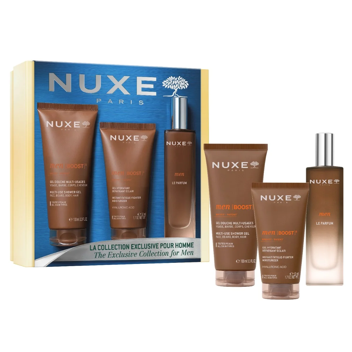Nuxe Iconics Men 2026 dárkový set pro muže 3 ks