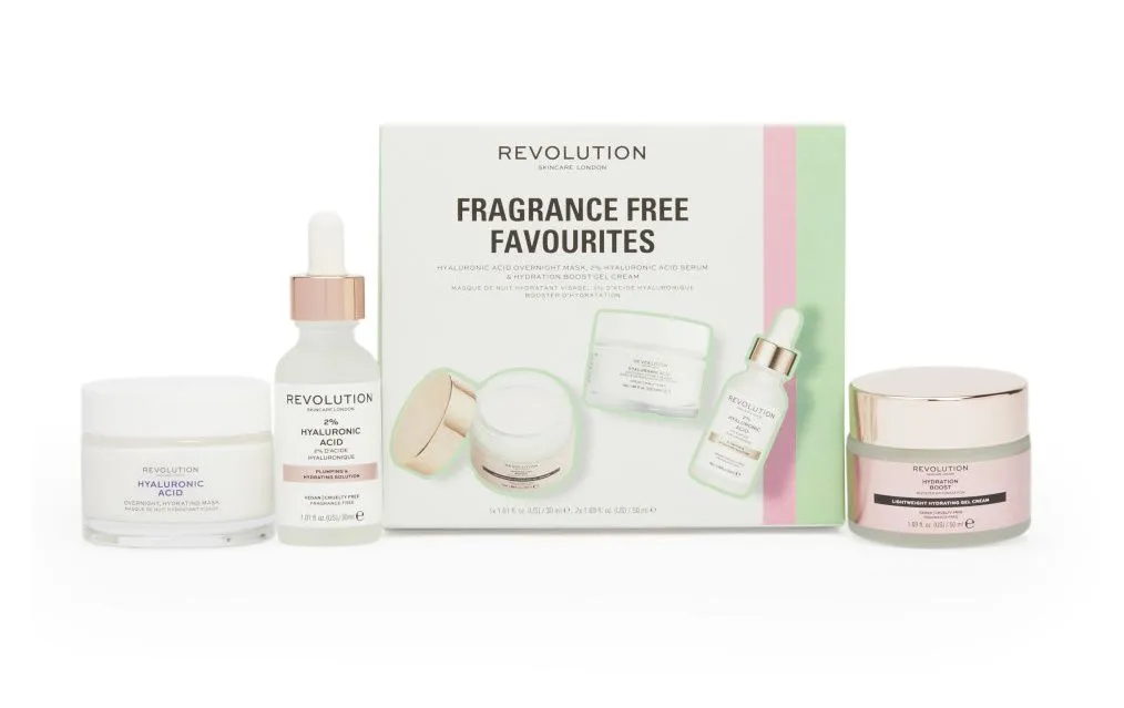 Revolution Skincare Fragrance Free Favourites sada na pleť 3 ks