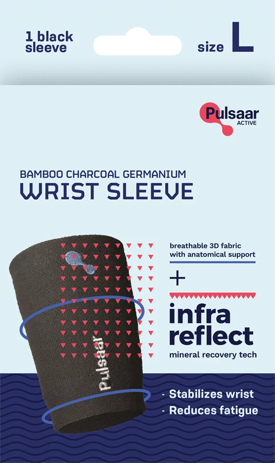 Pulsaar Active Bandáž na zápěstí s bambusovým uhlím a germaniem vel. L 1 ks