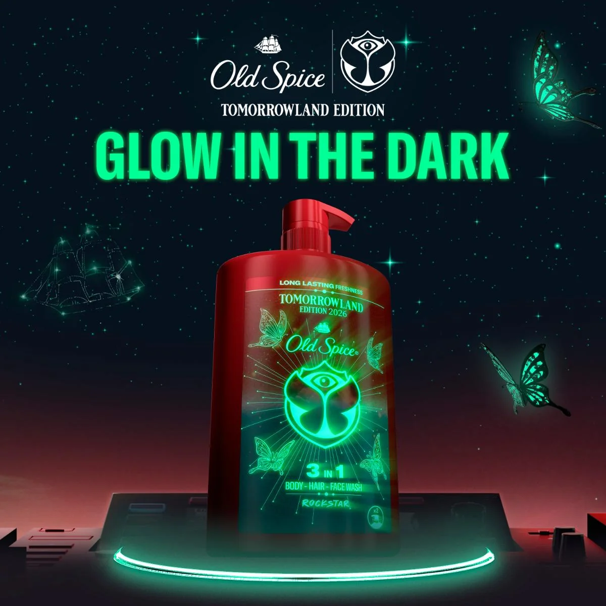 Old Spice Rockstar Sprchový gel 3v1 1000 ml