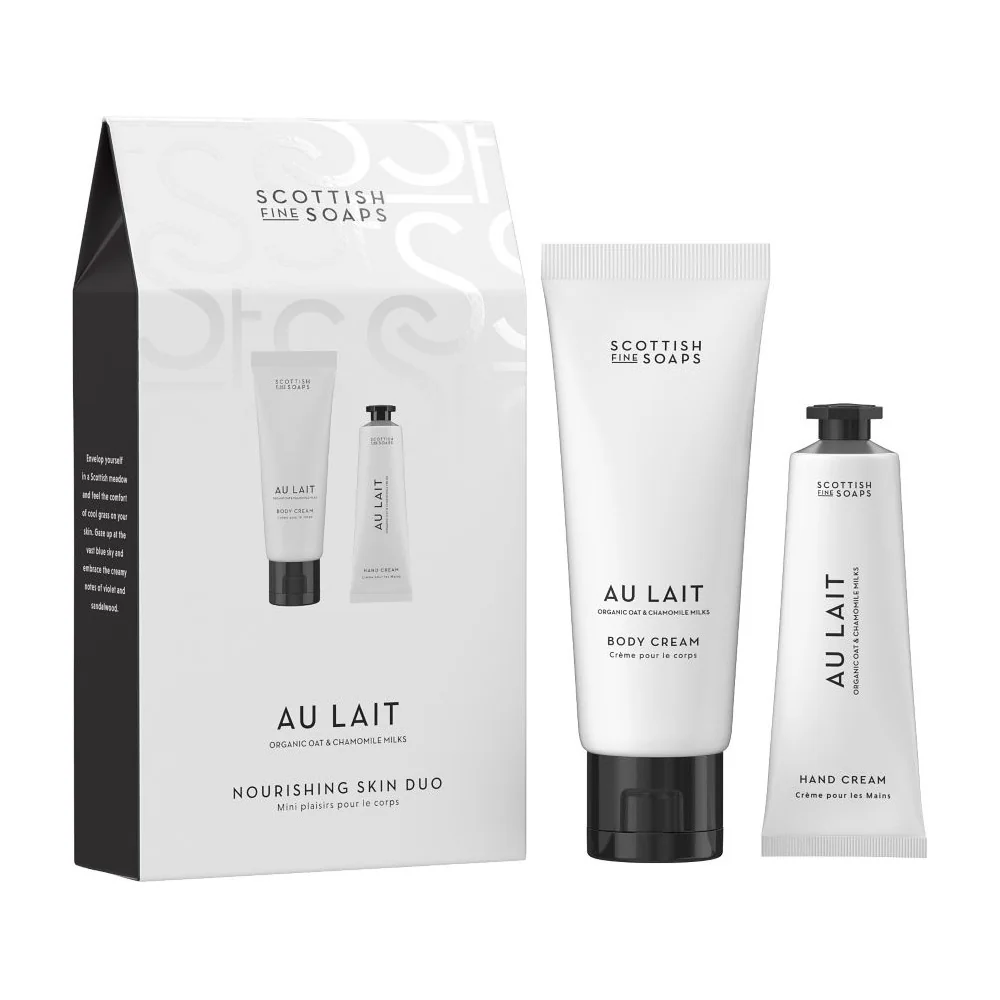 Scottish Fine Soaps Au Lait Sada péče o tělo 2 ks