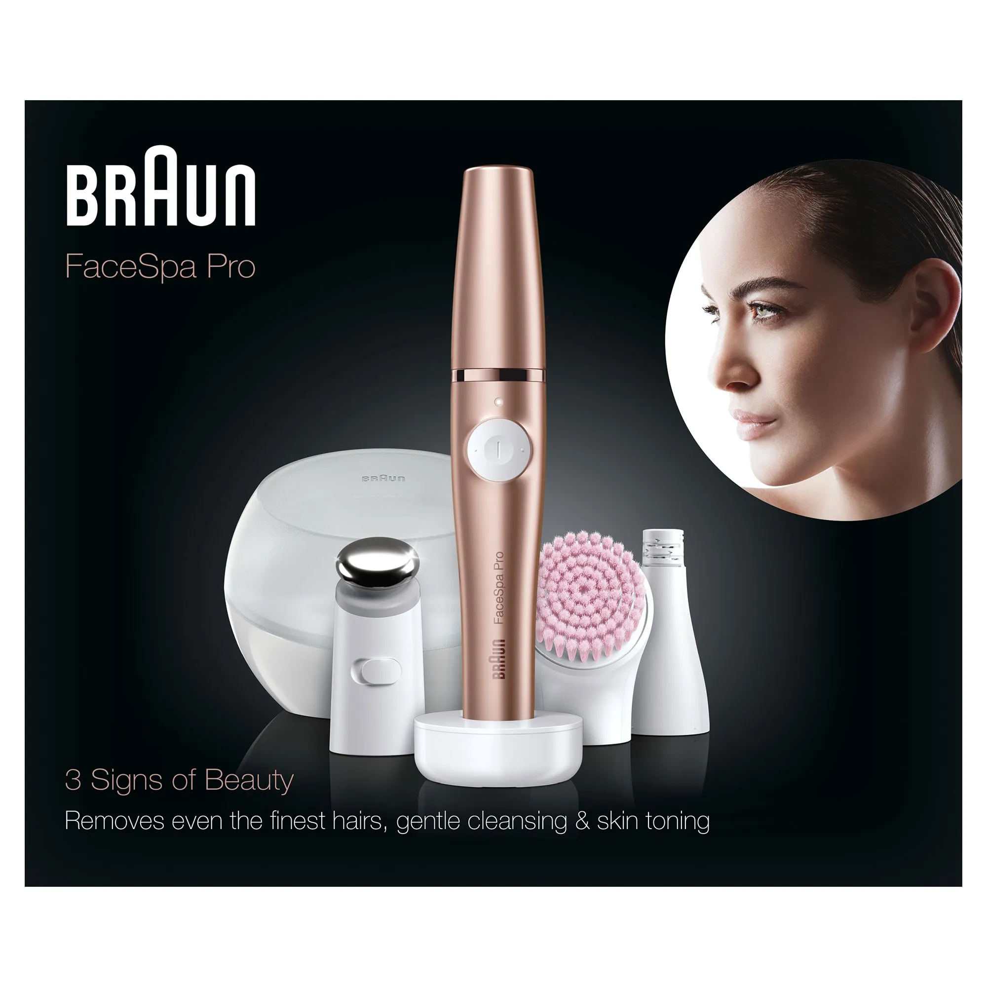 Braun FaceSpa Pro 921 sada na obličej 3v1