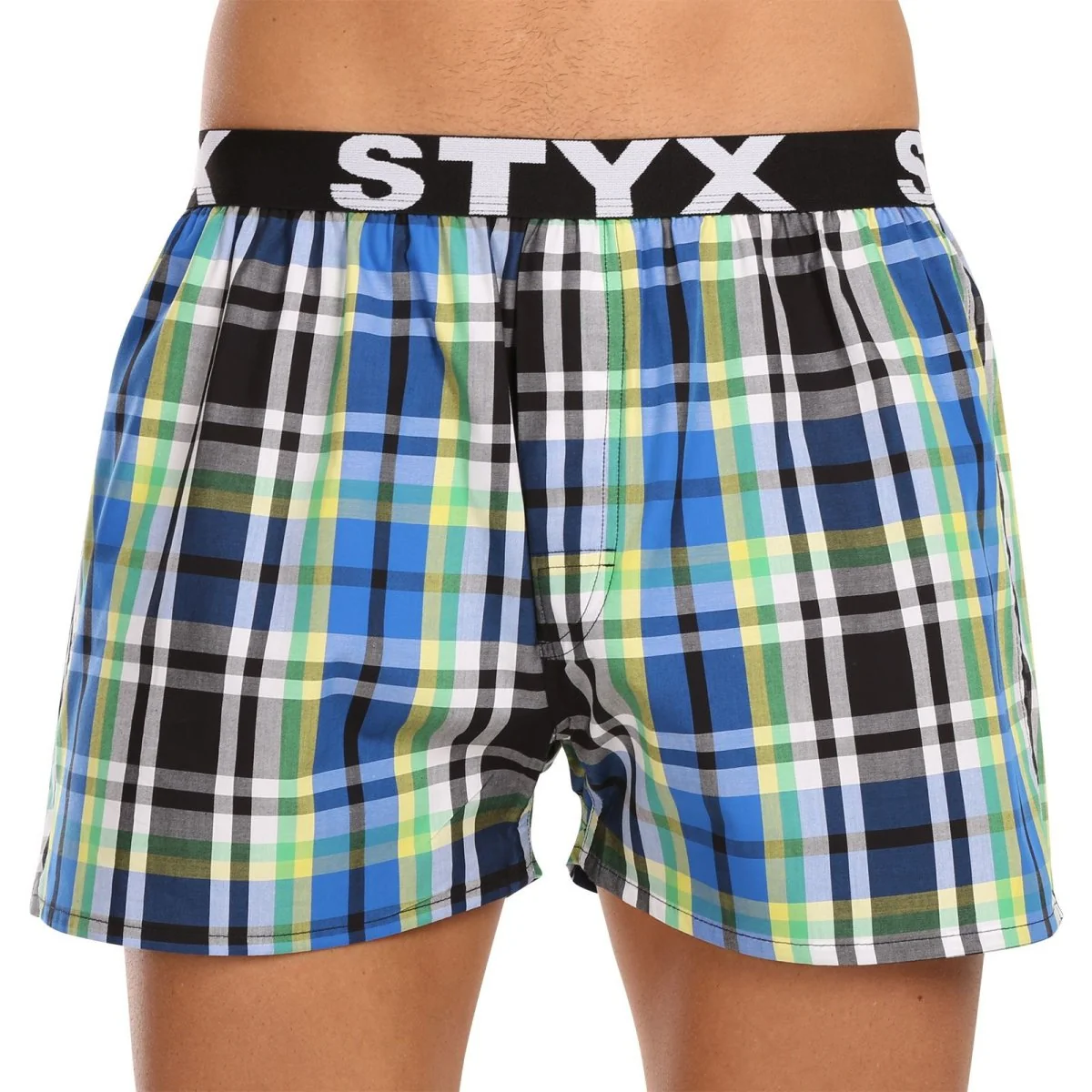 Styx 3PACK pánské trenky sportovní guma vícebarevné (3B11789) M