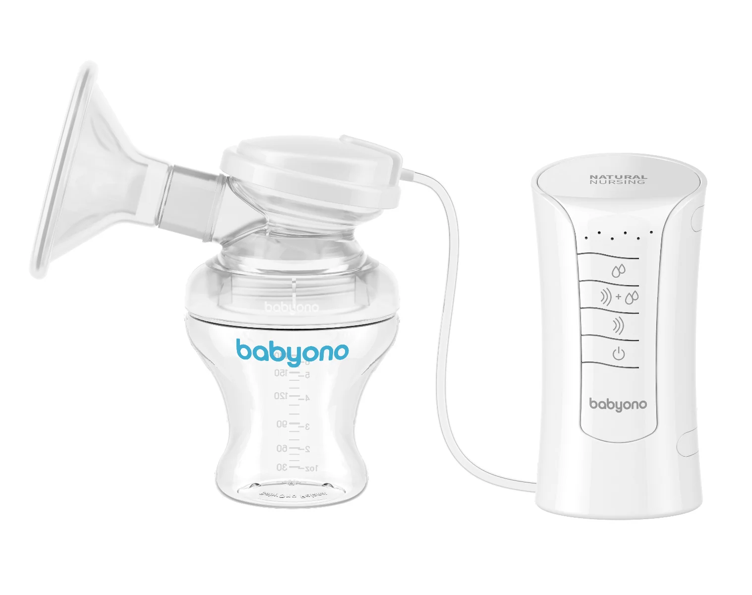 Babyono Odsávačka mateřského mléka elektrická Natural Nursing
