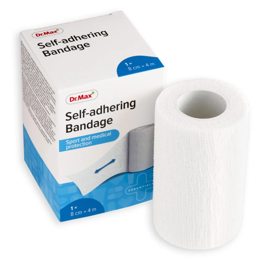 Dr. Max Self-adhering Bandage 8 cm x 4 m samofixační obinadlo 1 ks