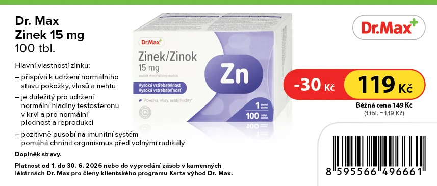 Dr. Max Zinek 15 mg 100 tablet Dr. Max Zinek 15 mg 100 tablet