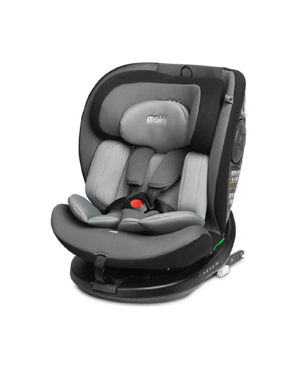 Caretero Autosedačka I-SIZE Mokki s isofixem (40-150), šedá