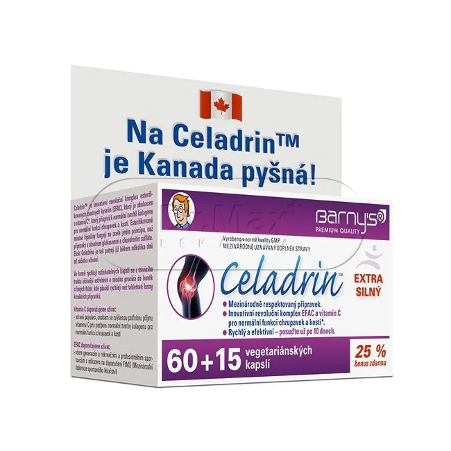 Barny´s Celadrin EXTRA silný cps.60+15