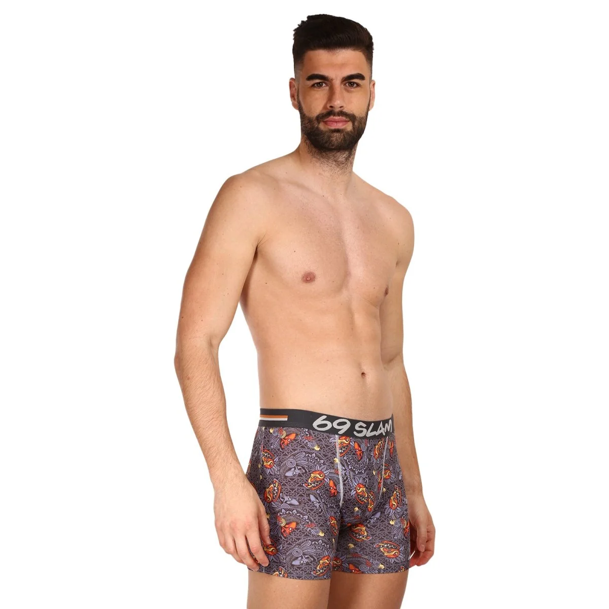 69SLAM Pánské boxerky fit mayan dylan (MBYMYN-PO) M