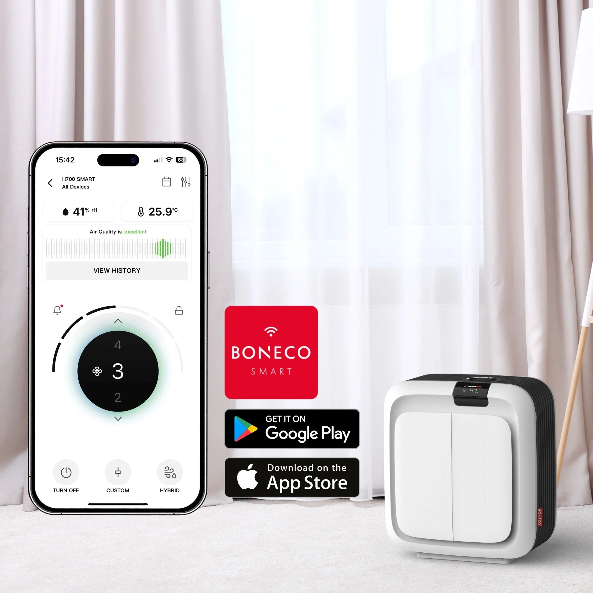 BONECO U700 SMART zvlhčovač vzduchu