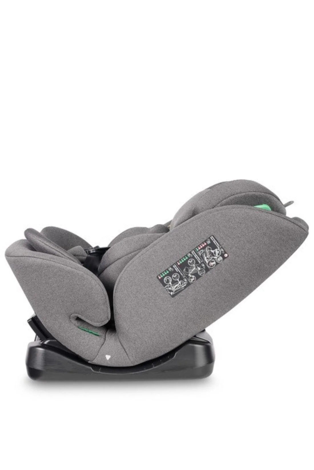 Caretero Dětská autosedačka Mundi i-Size, šedá, 40–150 cm