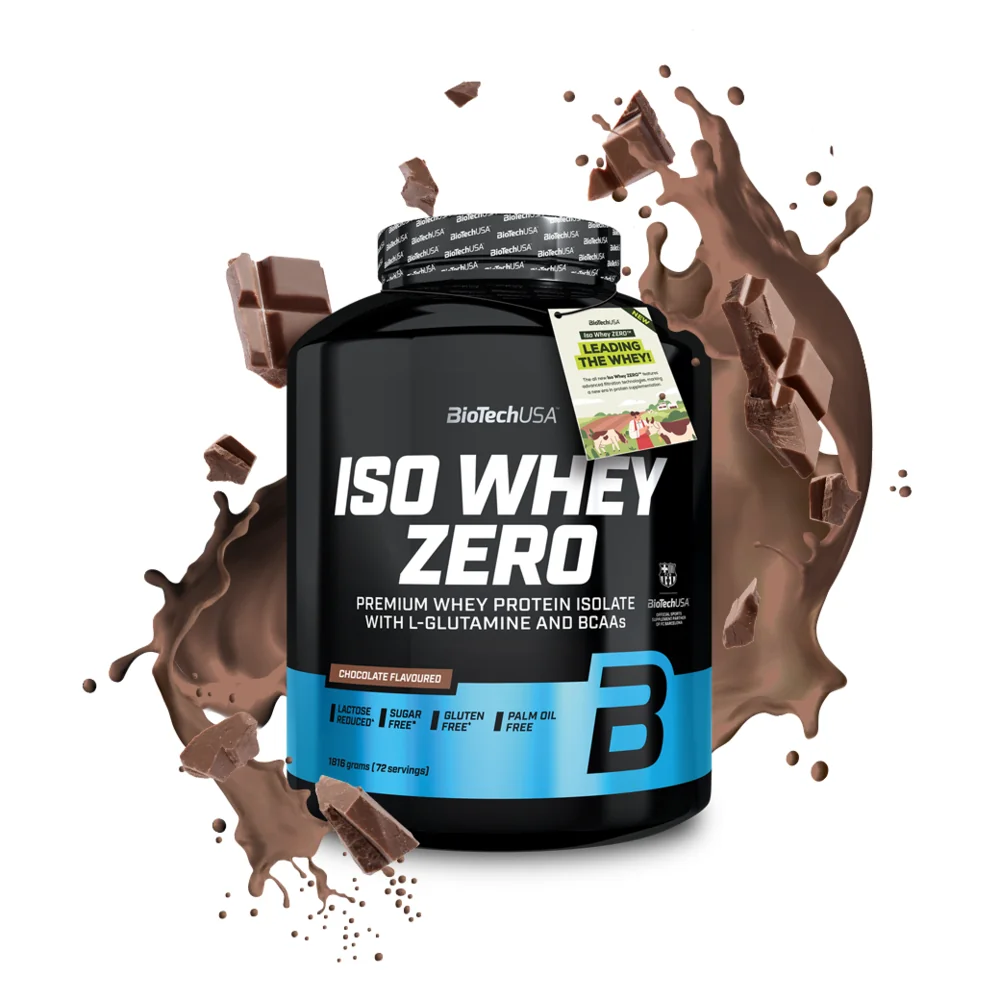BioTech USA Iso Whey Zero 1816 g čokoláda