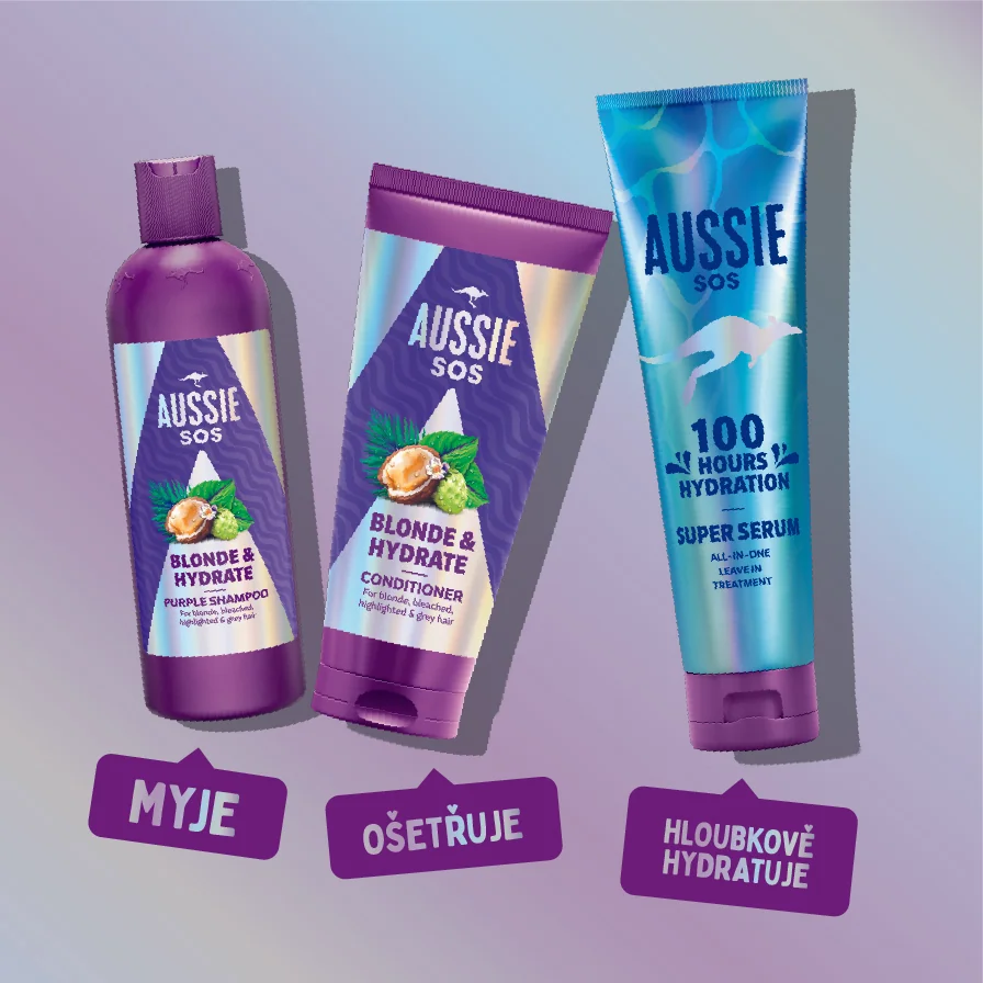 Aussie SOS Blonde & Hydrate kondicionér 200 ml