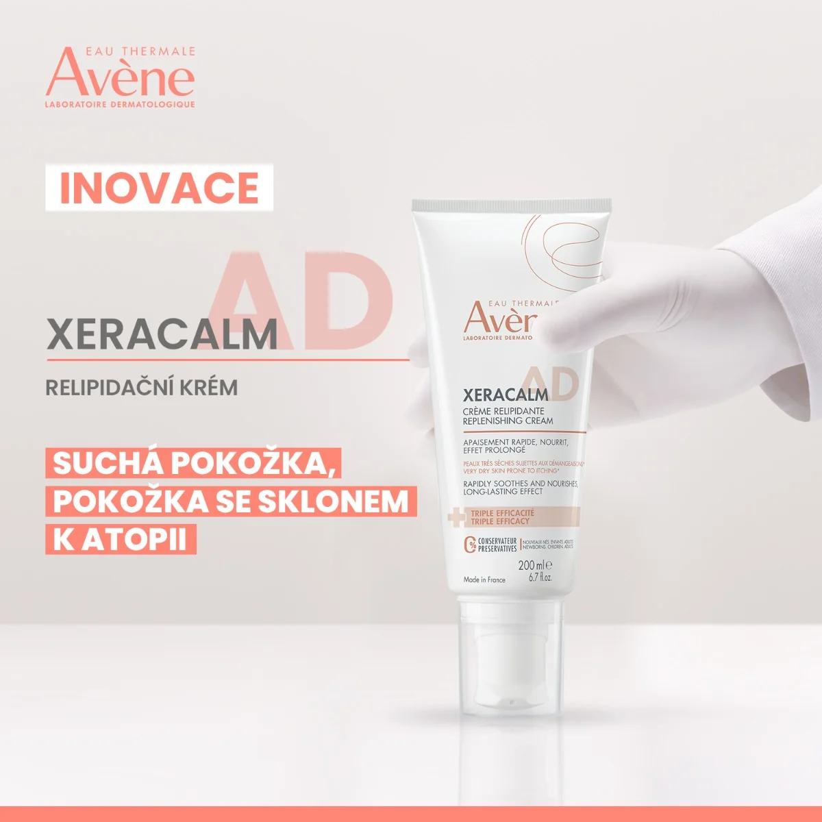 Avène Xeracalm AD relipidační krém 200 ml