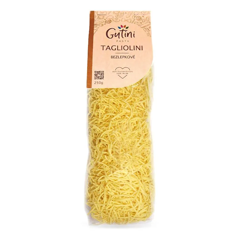 GUTINI Tagliolini bez lepku a kukuřičné mouky 250 g
