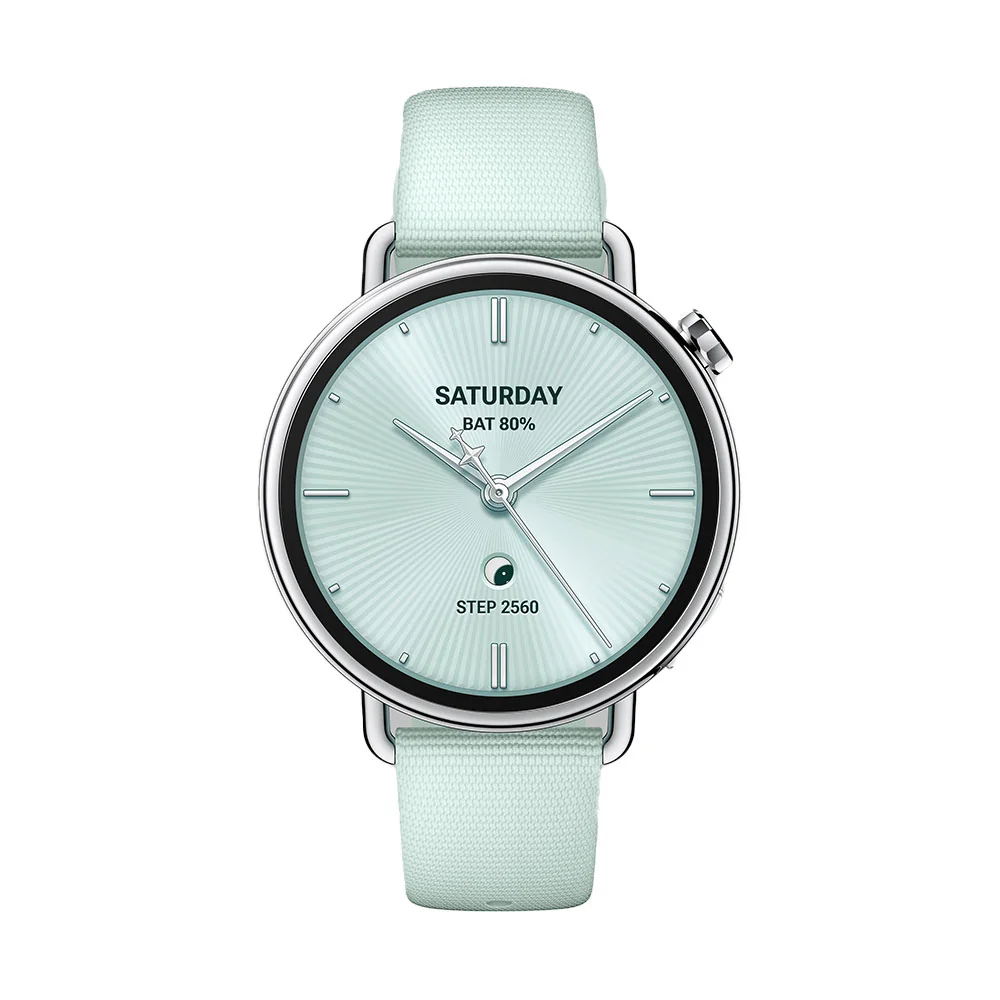 Xiaomi Watch S4 41mm - Mint Green Fluororubber chytré hodinky