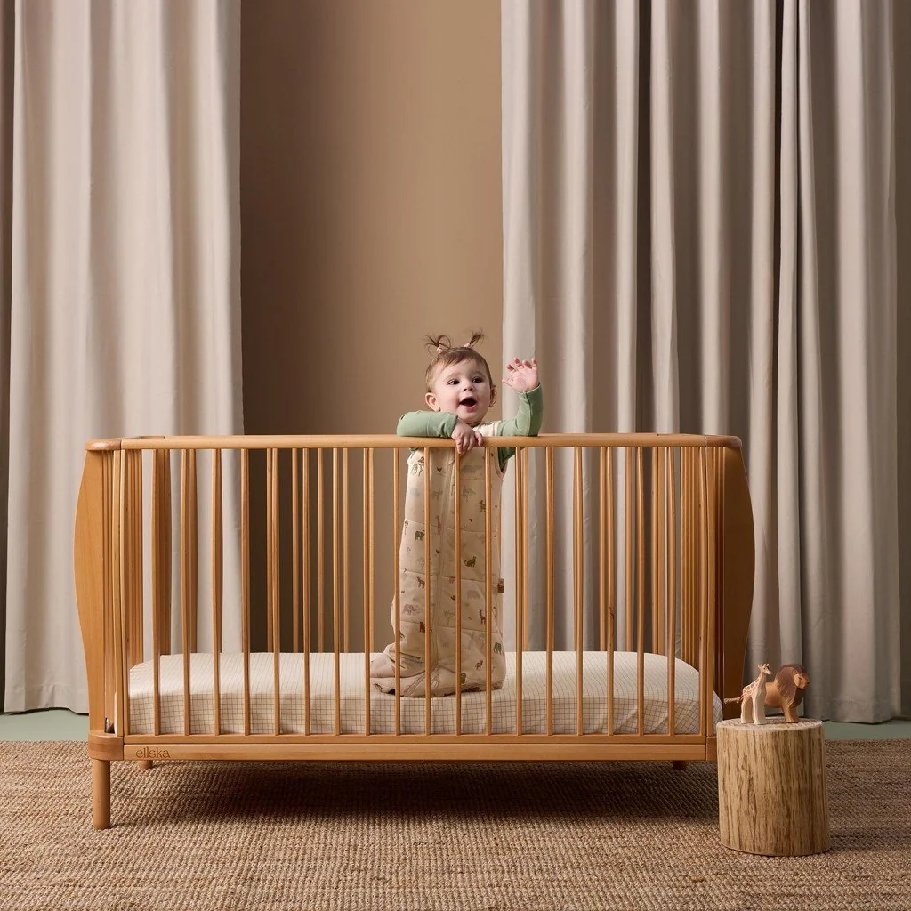 ergoPouch Vak na spaní organická bavlna Jersey Savannah 3-12 m, 6-10 kg, 2,5 tog
