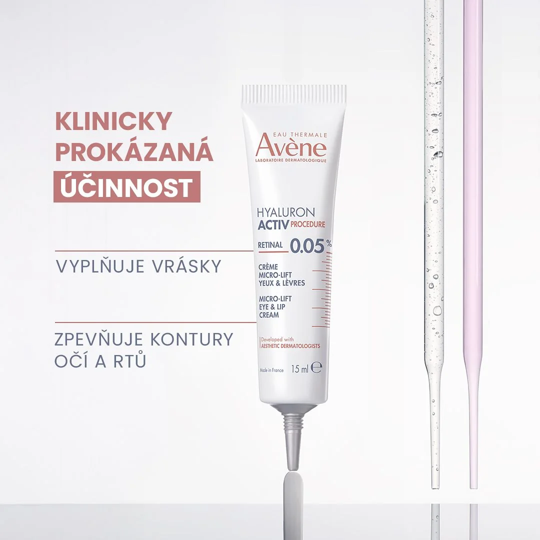 Avène Hyaluron Activ Procedure Micro-Lift Krém na oči a rty 15 ml