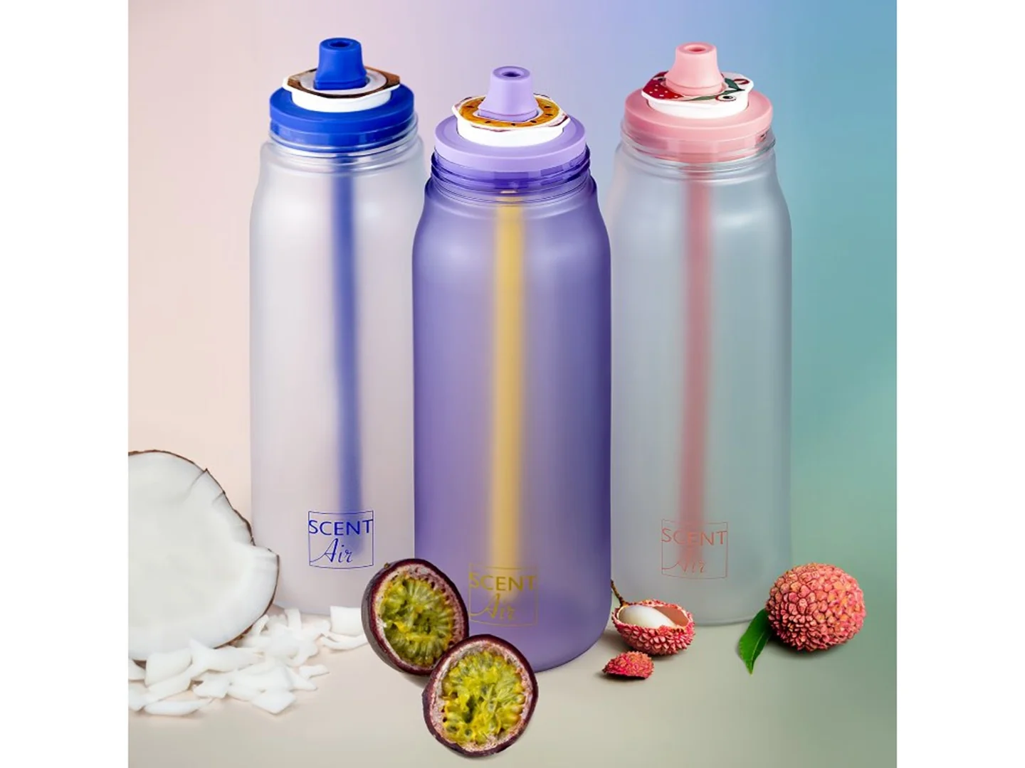 SCENT AIR HYDRATION Láhev Falco 650 ml modrá Sportovní láhev s brčkem