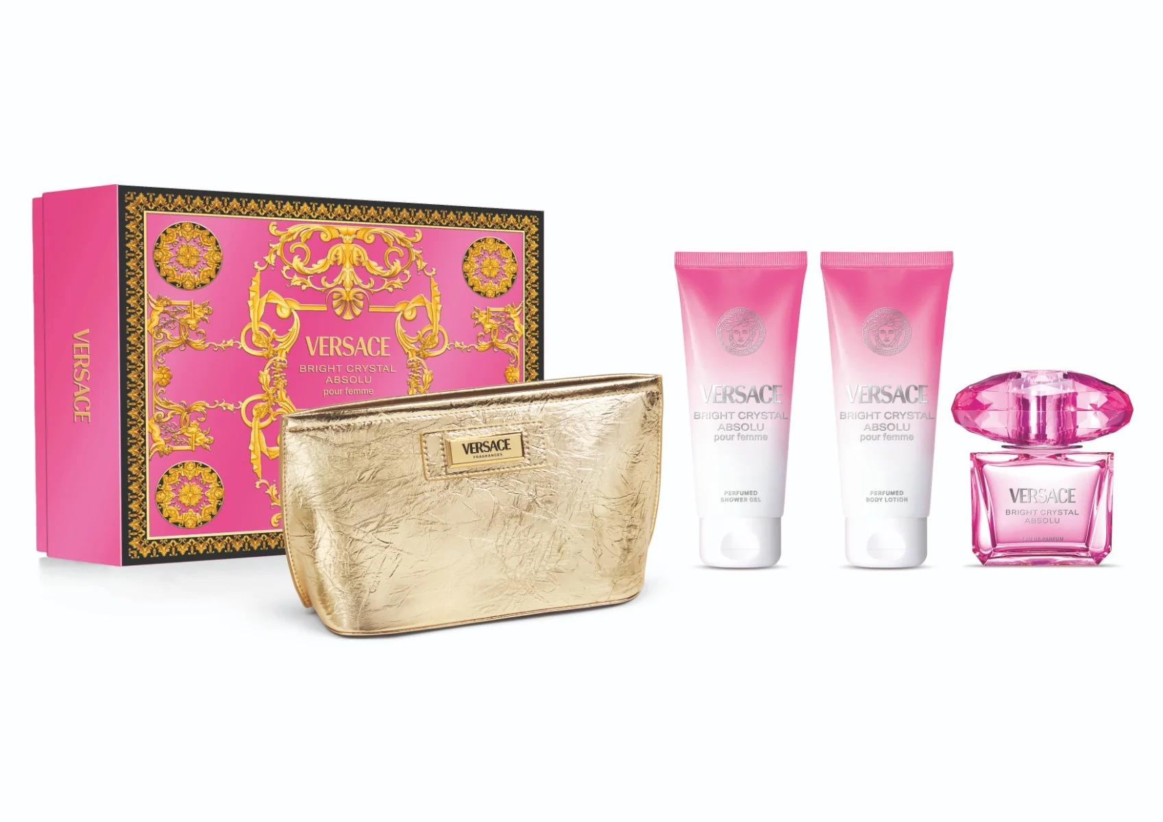 Versace Crystal Absolu dárkový set pro ženy 4 ks