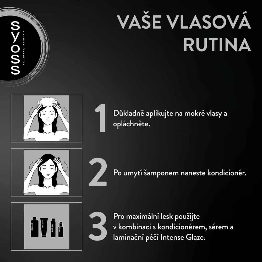 Syoss Intense Glaze pečující šampon 440 ml