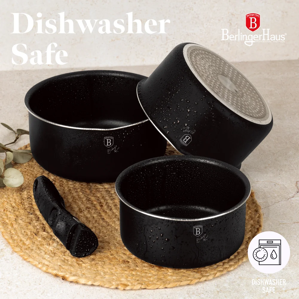 Berlingerhaus Sada nádobí s titanovým povrchem 13 ks Black Rose Collection