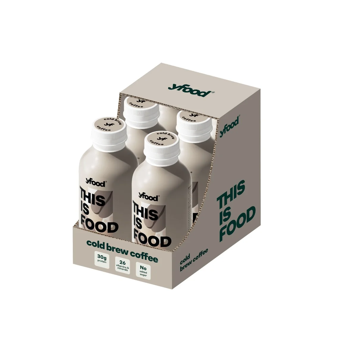 Yfood Nutričně vyvážené jídlo ve formě nápoje 6x500 ml káva