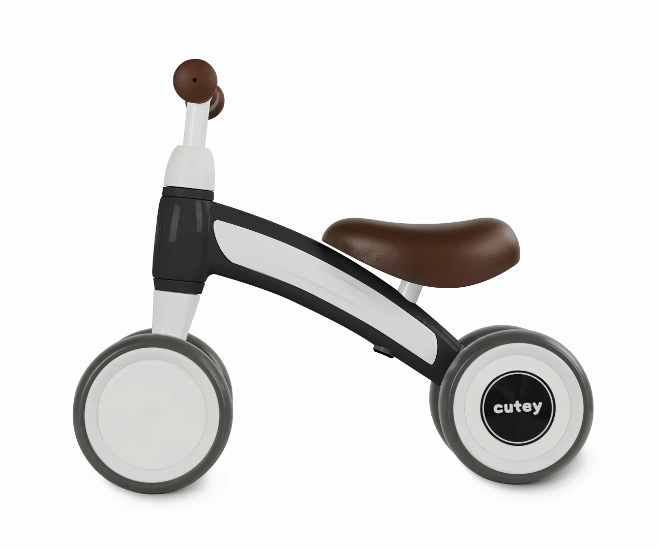 Milly Mally Dětské odrážedlo CUTEY Retro – první odrážedlo, černé