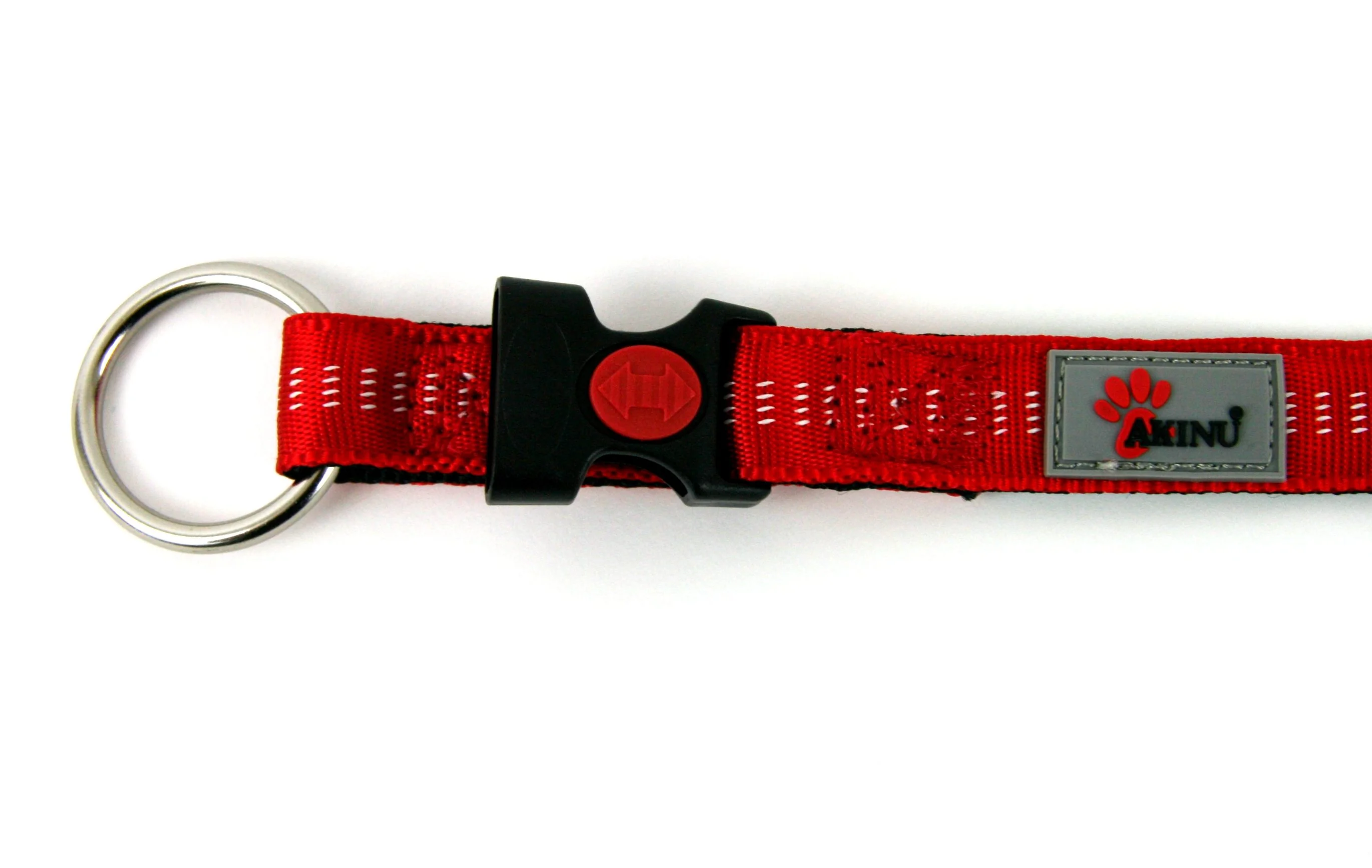 Akinu obojek nylon/neopren červený 2,5x47-62cm